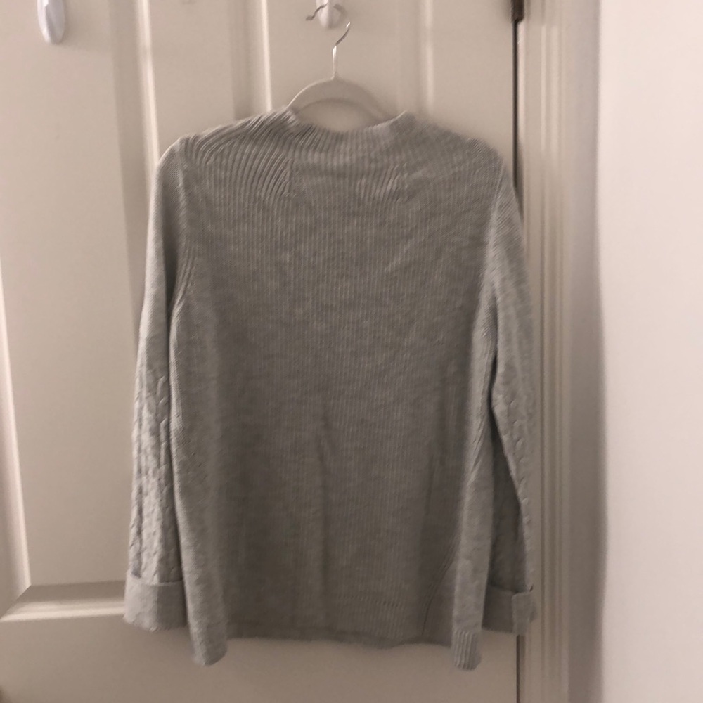 Banana Republic Gray Funnel neck sweater